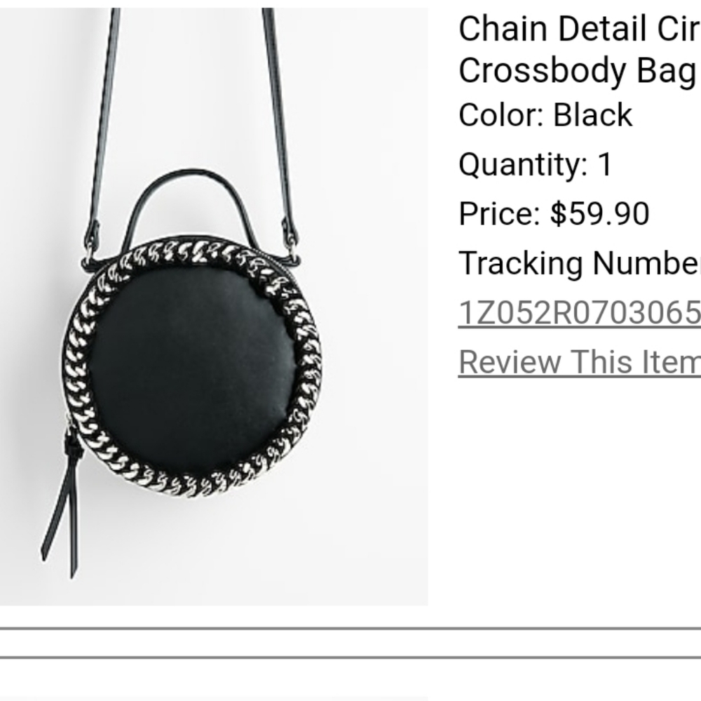 Brand new express black purse